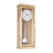 Hermle 22" Brown and White Rectangular Regulator Pendulum Wall Clock